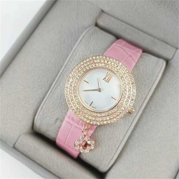 10 % RABATT auf die Uhr Damenuhr Cleef Drei Stiche Quarz Top Luxus Arpels Ledergürtel Diamant Damenaccessoires Form VAN