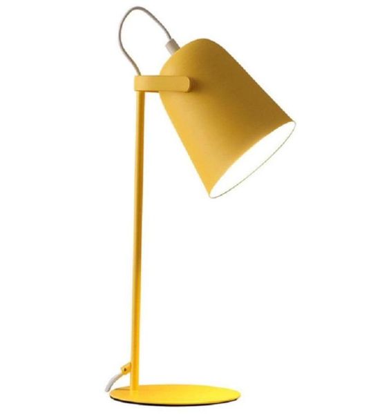 Tischlampen Nordischer Stil Modern Art Deco Gemalt Kreativer Schreibtisch E27 LED 220V Lampe für Büro Lesen Nachttisch Home Schlafzimmer Studie6850470