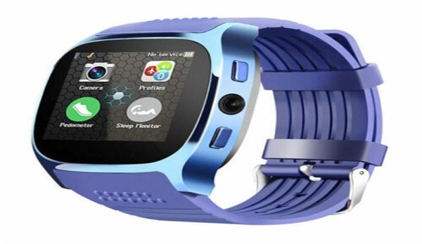 Высококачественные умные часы T8 с Bluetooth и камерой, телефоном, SIM-картой, шагомером, водонепроницаемым для Android iOS, пакет SmartWatch 5494343