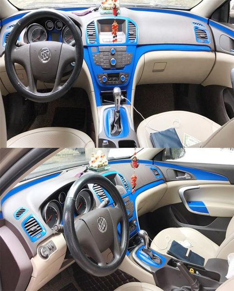 CarStyling карбоновое волокно салона автомобиля, центральная консоль, изменение цвета, литая наклейка, наклейки для Buick Regal Opel Insignia 200920136766088