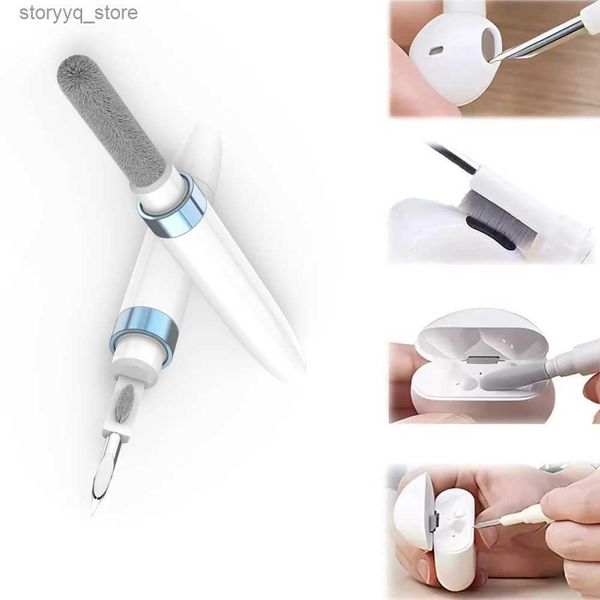 Temizleme Fırçaları Yeni AirPods Temizleme Kalemi Fırça ve Kalem Kafası ile Gelişmiş Telefon Klavyesi Fare Elektronik Cigarettel240304