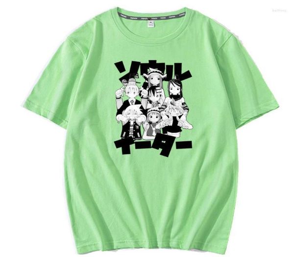 Men039s tshirts 2022 anime japonês homem soul eater t camisa moda impressão tshirt verão dos homens algodão manga curta tshirt8844833