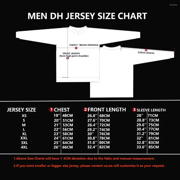 Rennjacken Herren Custom Motocross Jersey Radfahren Shirt Mtb Kleidung Mx Motorrad Berg Paintball Downhill Fahrrad T-Shirts