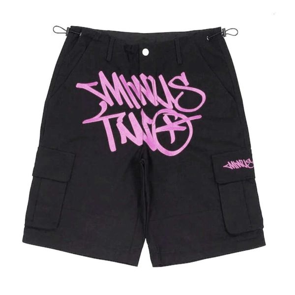 Designer Y2k Hosen American Street Hip-Hop Cargo Hosen Trendy Marke Mini Zwei Gedruckt Casual Hosen Sommer Lose Shorts Männer und frauen arbeitshosen ERBS