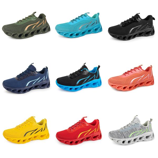 Homens Mulheres GAI Running Shoes Ten Plataforma Sapatos Preto Azul Marinho Luz Amarelo Mens Treinadores Esportes Outdoor Sneaker DreamitPossible_12