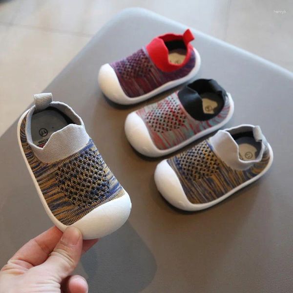 Обувь для малышей First Walkers, осенняя нескользящая домашняя обувь с мягкой подошвой для мальчиков и девочек, оптовая продажа