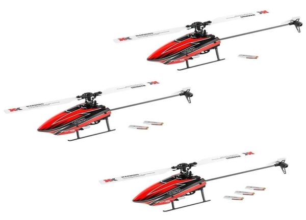 Wltoys XK K110S Drones de controle remoto 6CH 3D6G RTF brinquedos aeronaves ao ar livre avião helicóptero RC para iniciantes crianças adultos presentes 2203417997