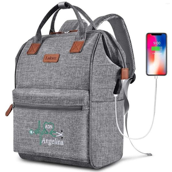 Rucksack Casual Business Für Männer Licht 15 Zoll Laptop Tasche 2024 Wasserdichte Oxford Tuch Dame Anti-diebstahl Reise Grau