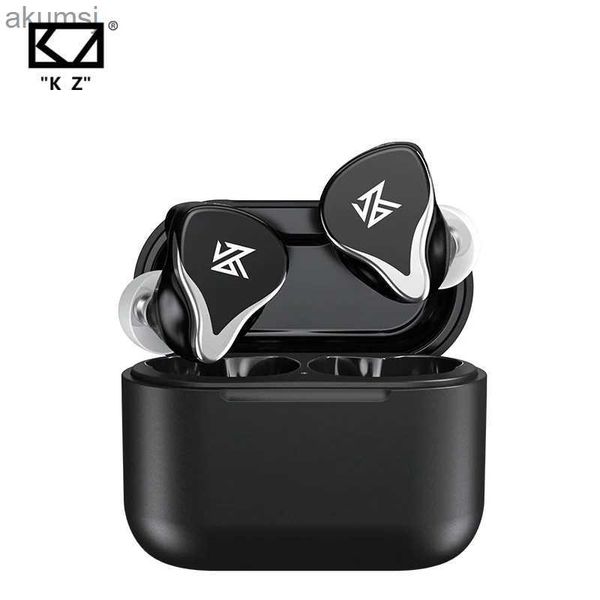 Fones de ouvido de telefone celular KZ Z3 Fones de ouvido compatíveis com Bluetooth 5.2 Fones de ouvido True Wireless Game Earbuds Controle de toque com cancelamento de ruído HiFi Sports Headset YQ240304