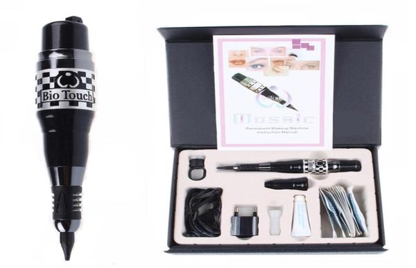1 Permanent Makeup MOSAIC MACHINE KIT Tattoo Gun Needles Caps Komplette kosmetische Tattoo-Kits zum Tätowieren von Augenbrauen, Lippen, Eyeliner8400408