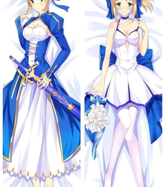 Аниме Dakimakura Body Fate Stay Night Saber 150x50 см 100x35 см Наволочка Манга 1 Y2004171953922