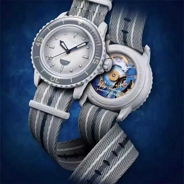 10% Rabatt Off Watch Mens Mens Bioceramic Automatic Mechanic Volle Funktion Pazifik Antarktis Ozean Indianer Bewegung