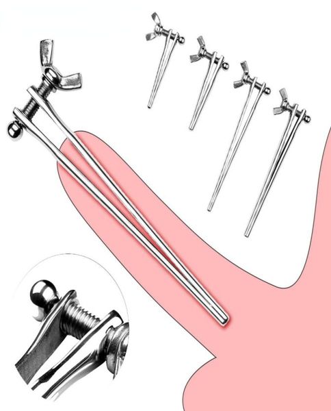 Einstellbare Edelstahl Penis Plug Ziehen Lange Insert Urin Erwachsene sexy Spielzeug für Männer Cock Stretcher Dilatator Harnröhren Rod1596514