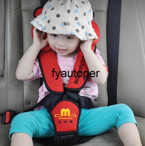 112 anni semplice seggiolino di sicurezza per auto per bambini cinturino regolabile di alta qualità cuscino per seggiolino per bambini sedili comodi e traspiranti con cintura7726560