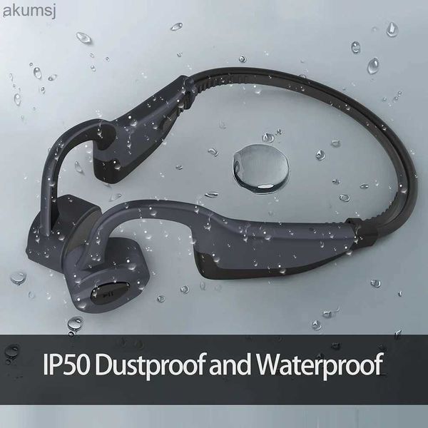 Handy-Kopfhörer Knochenleitungskopfhörer IPX8 Schwimmen Drahtlose Bluetooth-Kopfhörer 16 GB MP3-Musik-Player Sport Wasserdichte Headsets YQ240304