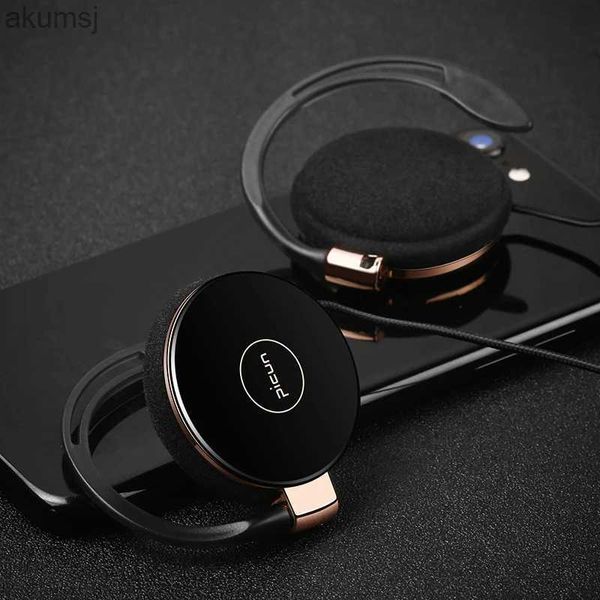 Cep Telefonu Kulaklıklar HKNA L1 Stereo Kulak Kancası Kablolu Spor Kulaklık Hifi Telefon için mikrofon kulaklıklı Kulaklık Çalışan PC I PAD MP3 YQ240304