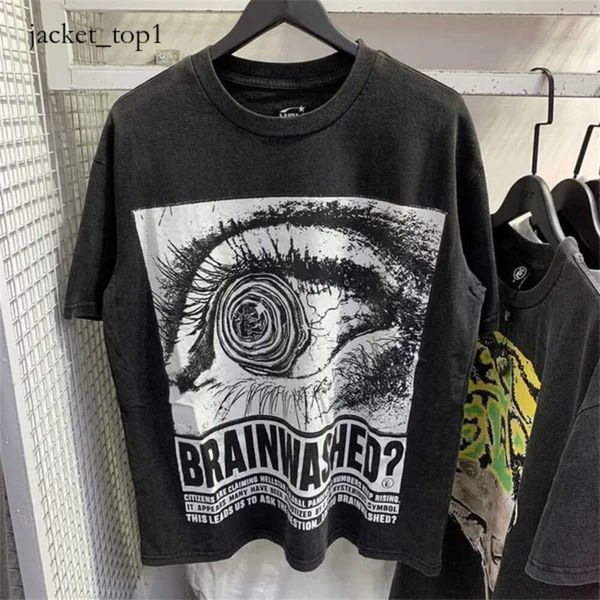 T-shirt da uomo Hellstar New Trendy Hellstar Camicia manica corta Tee Uomo Donna Alta qualità Streetwear Hip Hop Moda T Shirt Hell Star Hellstar Short 3152