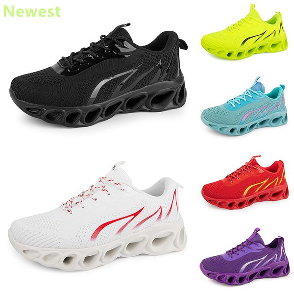 2024 Hot Sale Running Shoes Mens Frau Whites Orange Navy Cream Pink Schwarz lila graue Trainer Sneaker Atmungsfreie Farbe 51 Gai