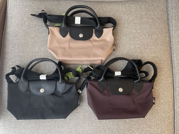 Borse designer borse di lusso Nuova sacca per gnocchi di nylon ecologica in pelle genuina al 100% borsetta da donna una borsa a tracolla a una spalla nuovo