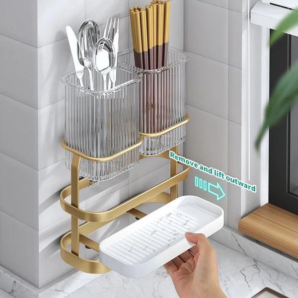 Organizzatore multifunzione per elettrodomestici per riporre gli accessori da cucina, per accessori, tubo per bacchette per condimenti a parete