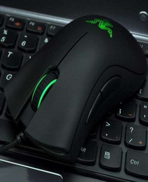 Мышь Razer DeathAdder Chroma 10000DPI Проводная USB-мышь с 5 кнопками и оптическим датчиком Мышь Razer в розничной упаковке1171306