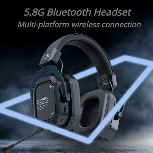 Auricolari per telefoni cellulari ECHOME Cuffie wireless Cuffie Bluetooth 5.4g Cuffie da gioco E-Sport Set di cuffie con riduzione del rumore per computer Ufficio Giocatore Regalo YQ240304