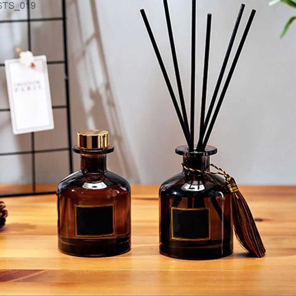 Fragranza Decorazione profumata Bastoncini in rattan Set di diffusori di aromi purificanti per l'aria Aromaterapia Soggiorno Ufficio Senza fuoco Olio essenziale 50ml