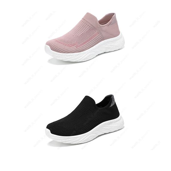 Scarpe da donna 2024 Nuove scarpe sportive per il tempo libero Scarpe da corsa Suola Scarpe pigre Edizione coreana Tendenza Volare Tessitura One Step Scarpe singole GAI 077