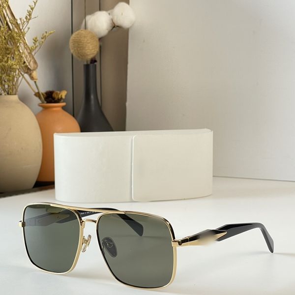 Top Luxus Sonnenbrille Polaroid Objektiv Designer Damen Herren Goggle Senior Brillen für Damen Brillengestell Vintage Metall Sonnenbrille PR65ZS 60-14-142