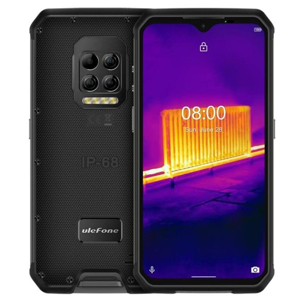 Ulefone Armor 9 Rugged Phone Termocamera per immagini 8 GB 128 GB Tripla fotocamera posteriore Face ID Identificazione delle impronte digitali 6600 mAh Bat8510806