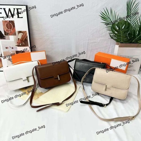 Магазин женских роскошных сумок 90 # фабрика продает оптом дизайнерские сумки Французская мода новая металлическая застежка с буквой маленькая квадратная сумка универсальная сумка через плечо на одно плечо