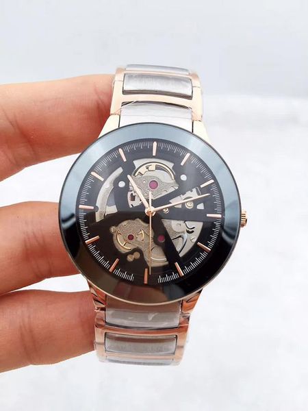 2024 AAA модные мужские деловые часы из вольфрамовой стали Автоматическая дата кварцевые часы Диаметр 38 мм r0da 010