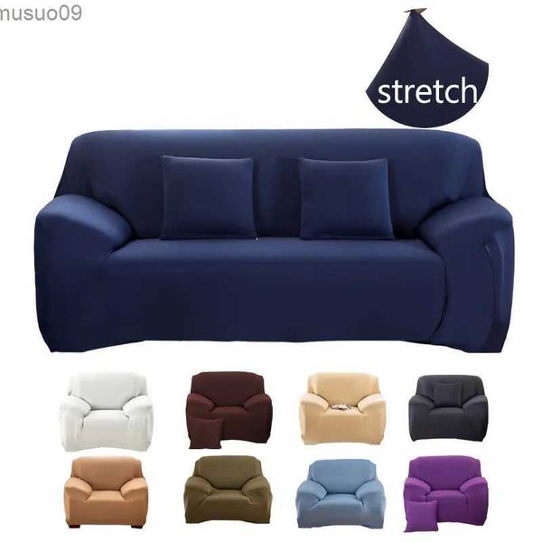 Capas de cadeira elástica capa de sofá para sala de estar sofá slipcover capa de sofá 1/2/3/4 lugares sofá de canto barato capas de algodão copridivano