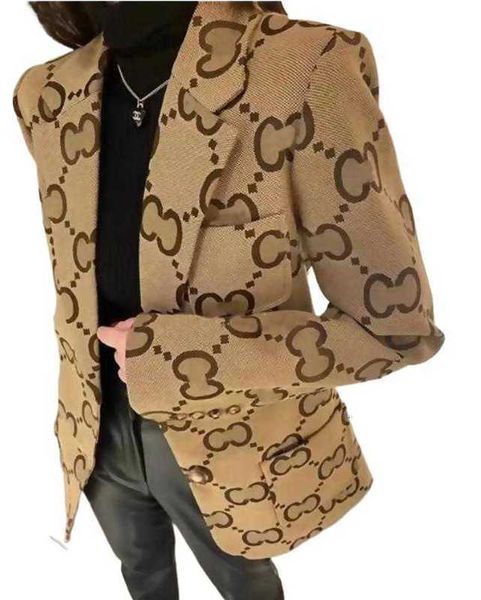 Damenanzüge, Blazer, Designer-Mode, Damenanzug, Kleidung, Blazer mit vollen Buchstaben, Frühlingsneuheiten, Oberteile und Hosen für Damen, Designer-Jackenkleidung, 999w