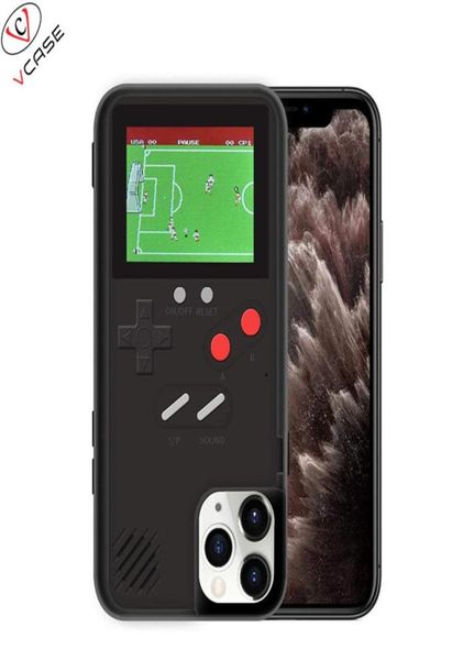 Custodie per telefoni Gameboy retrò 3D per iPhone con 36 piccoli giochi Custodia per telefono antiurto per videogiochi con display a colori8790946