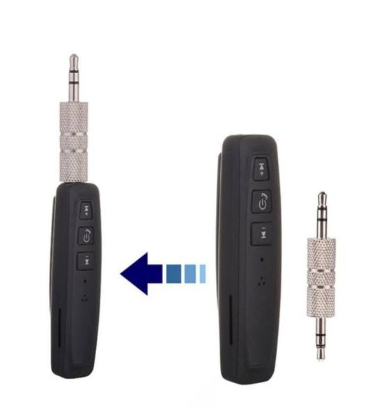 Carro bluetooth aux 35mm jack adaptador receptor bluetooth suporte tf cartão mãos chamada adaptador bluetooth carro receptor de música automática 5939012