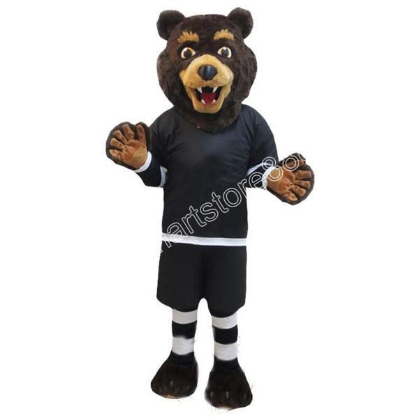 2024 Halloween Super Cute Sport Bear Mascot Costume Festa de Aniversário Anime Theme Fancy Dress Costume