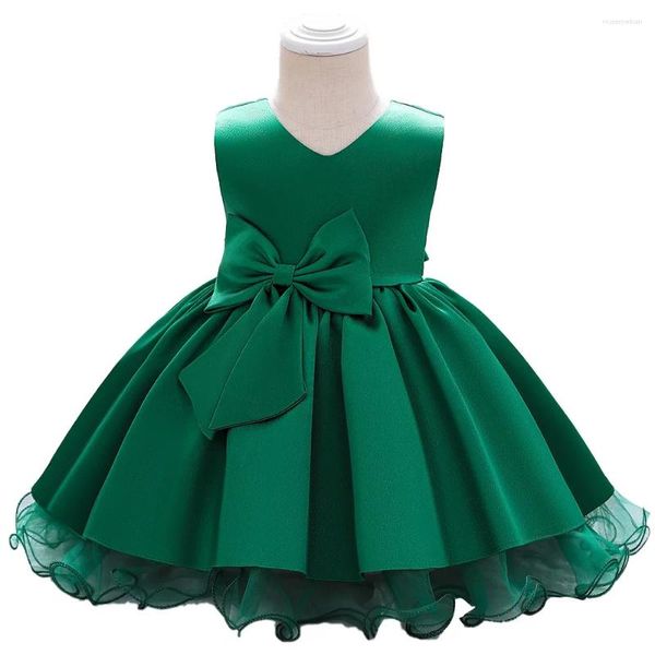 Mädchen Kleider Kleinkind Kinder Erster Geburtstag Kleid Für Baby Fleck Kleidung Kind Kleinkind Grün Prinzessin Blume Party Kostüm