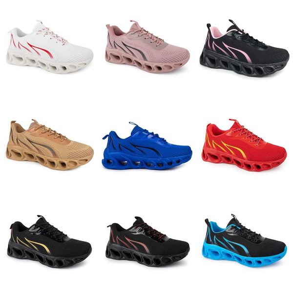 Clássico Mulheres Homens GAI Correndo Dois Sapatos Branco Rosa Preto Amarelo Roxo Mens Treinadores Esportes Vermelho Marrom Plataforma Sapatos Ao Ar Livre Três