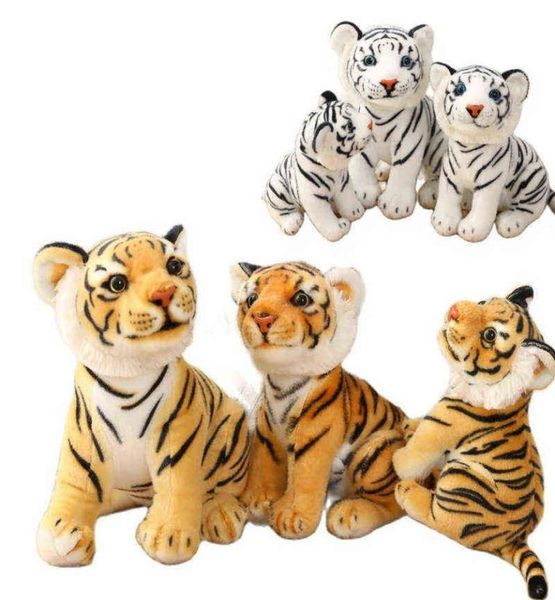 2333 cm süße, lebensechte Tiger-Kuscheltiere, weiße Tiger, Plüschtier, echte wilde Waldtiere, Kinderspielzeug, Geschenk für Jungen, Baby, Umarmung, Y23129847