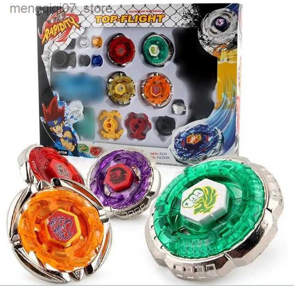 Beyblades Metal Fusion B-X TOUPIE BURST BEYBLADE Spinning Top Metal Fight 4D 4 Gyro Box Metal Fusion Launcher Grip Crianças Presentes para Crianças Brinquedos Clássicos L240304