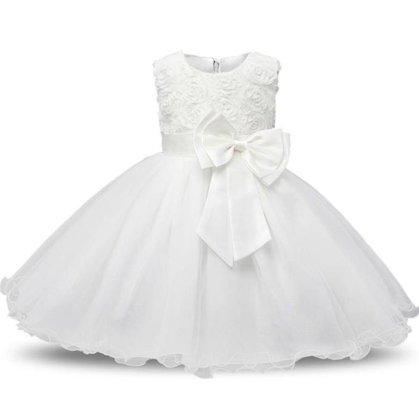 1 Jahr Geburtstag Kleinkind Mädchen Taufe Kleid Spitze Blumen Kostüm Neugeborenes Baby Prinzessin Vestido Kinder Geschenk Taufe Tragen Kleider L1623297