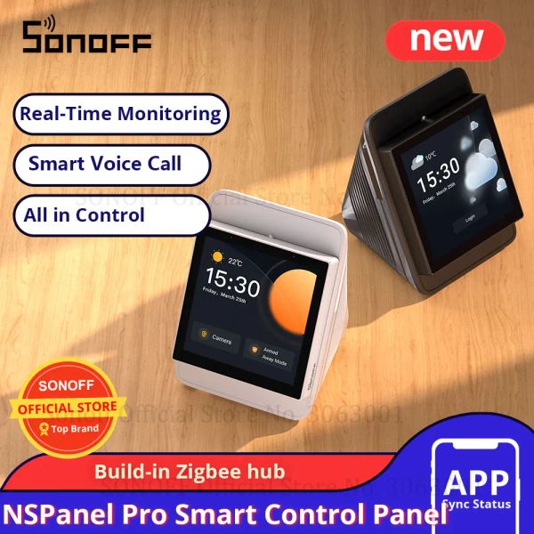 Управление Sonoff NSPANEL PRO SMART HOME CONTROL PANER SMART SCEE SCEE SCHEED SWALL SWITCH EU/ US SMART HOM