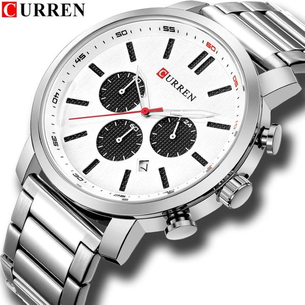 Top Marke Luxus herren Uhren Datum Uhr Männer Sport Timing Uhren CURREN Herren Quarz Casual Armbanduhr Relogio Masculino259C