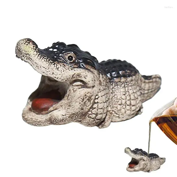 Tea Pets Boutique Purple Sand Petting Little Crocodile Pet Ornaments Handmade Ceremony Play Table Supply