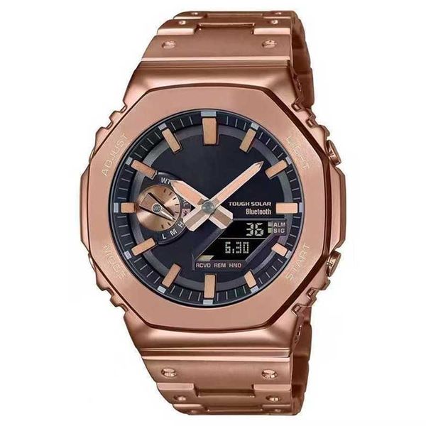 Orologio SCONTO DEL 10% Orologio shock gshock LED doppio display con funzionalità complete Uomo Donna Casual Sport Acciaio Metallo Elettronico Analogico Digitale Impermeabile Orologio SHOCK completo