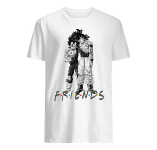 MEN039S Tshirts Goku ve Vegeta Friends Shirt012345677193758