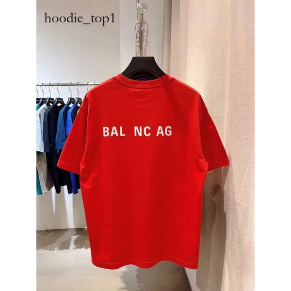Neues Balanace-T-Shirt, Sommer, neue Paris-Stickerei, klassisches Designer-Luxus-Herren-Damen-Top, Buchstabe, Baumwollkleidung, kurzes Balanace-Brandneues Balanace-T-Shirt 8396