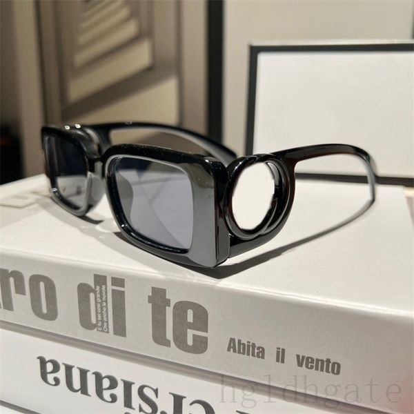 Trendige polarisierte Brille, Luxus-Designer-Sonnenbrille für Männer, Buchstabe, aushöhlen, Damen, occhiali da sole, Sport, Damenmode, Sonnenbrille, grün, gelb, schwarz, PJ092 G4