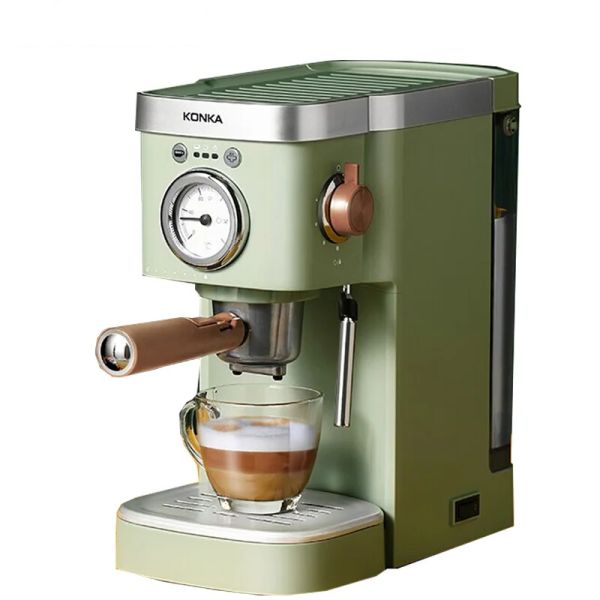 Strumenti Macchina per caffè espresso elettrica da 20 bar Macchina per caffè in capsule in polvere a doppio scopo con montalatte schiumogeno